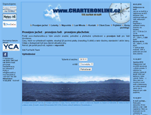 Tablet Screenshot of charteronline.cz